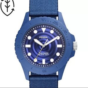 Fossil Men's FB-01 Blue Upcycled Plastic Strap Watch 42mm
